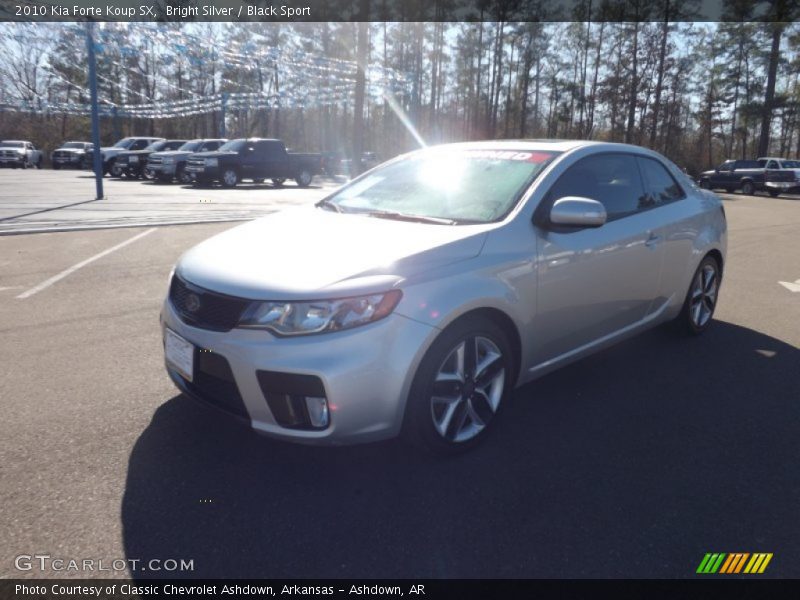 Bright Silver / Black Sport 2010 Kia Forte Koup SX