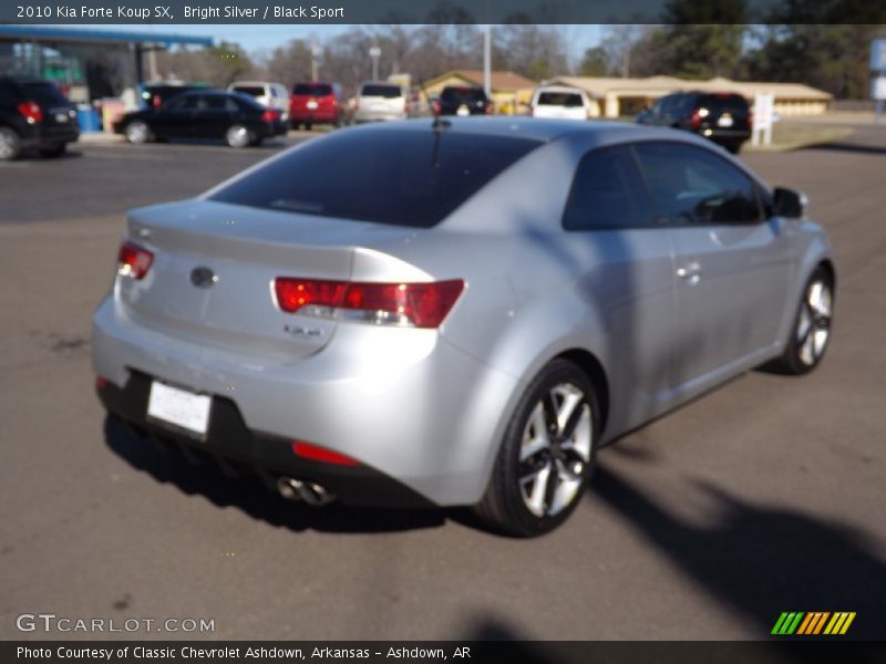 Bright Silver / Black Sport 2010 Kia Forte Koup SX