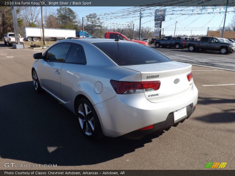 Bright Silver / Black Sport 2010 Kia Forte Koup SX