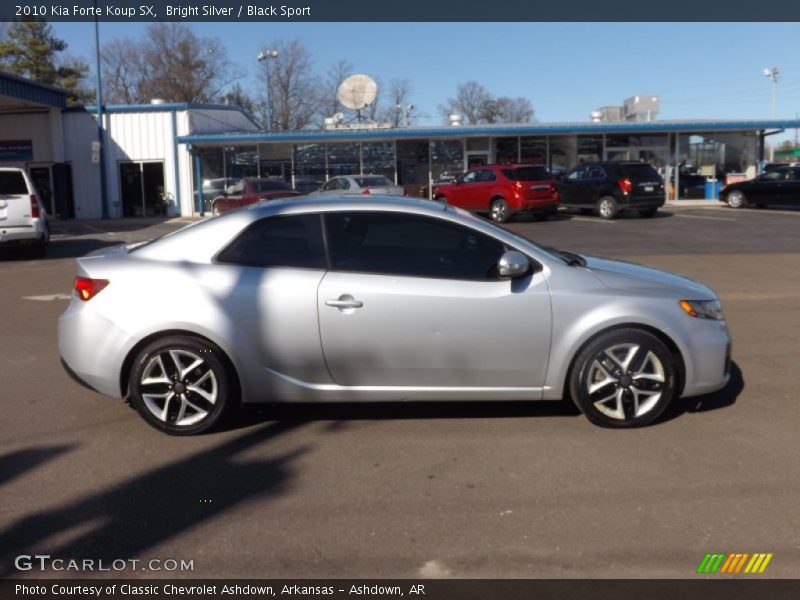Bright Silver / Black Sport 2010 Kia Forte Koup SX