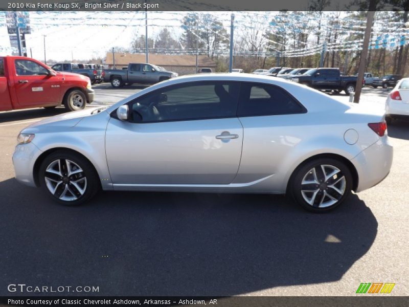Bright Silver / Black Sport 2010 Kia Forte Koup SX