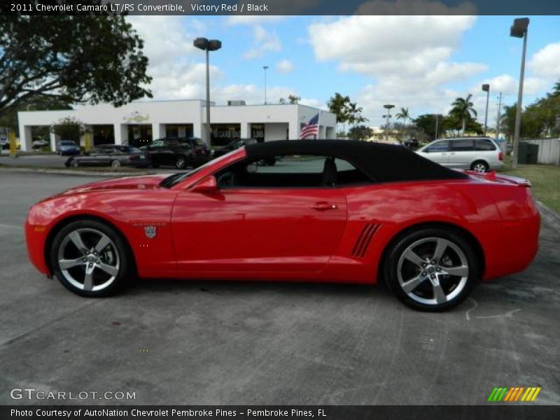 Victory Red / Black 2011 Chevrolet Camaro LT/RS Convertible