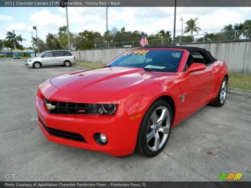 Victory Red / Black 2011 Chevrolet Camaro LT/RS Convertible