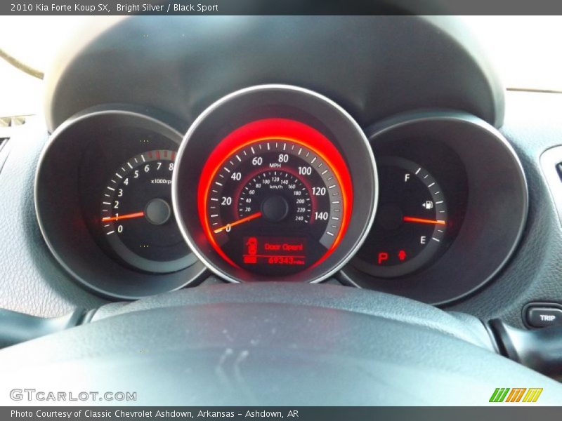  2010 Forte Koup SX SX Gauges