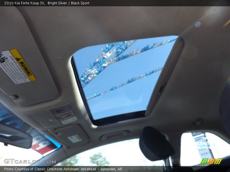 Bright Silver / Black Sport 2010 Kia Forte Koup SX