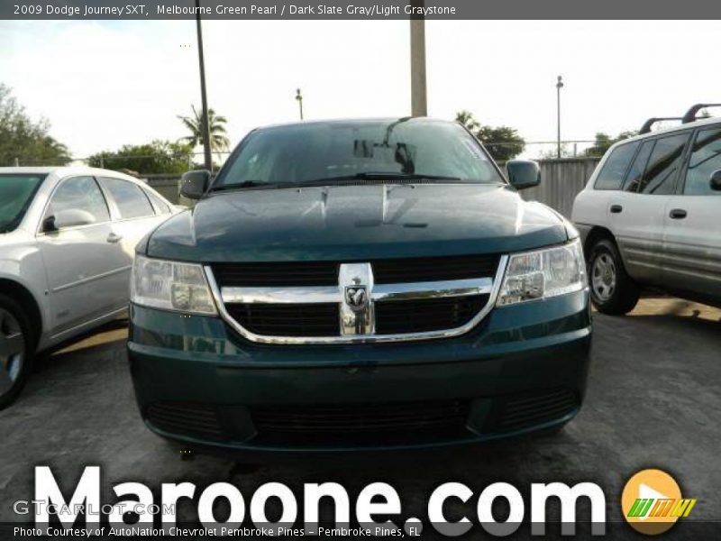 Melbourne Green Pearl / Dark Slate Gray/Light Graystone 2009 Dodge Journey SXT