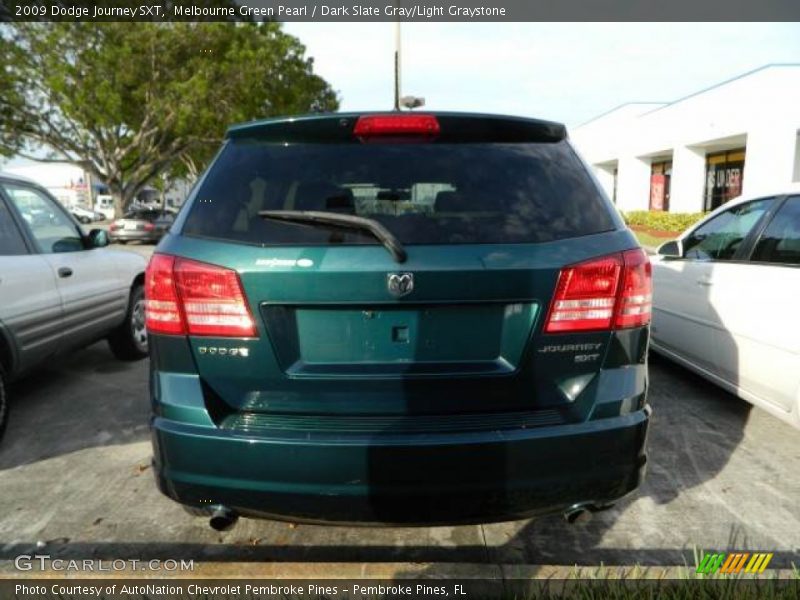 Melbourne Green Pearl / Dark Slate Gray/Light Graystone 2009 Dodge Journey SXT