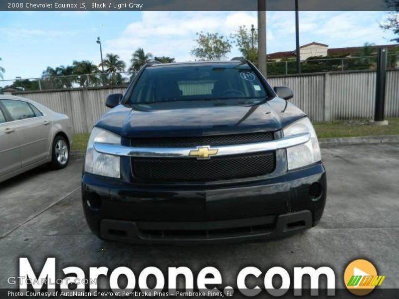 Black / Light Gray 2008 Chevrolet Equinox LS