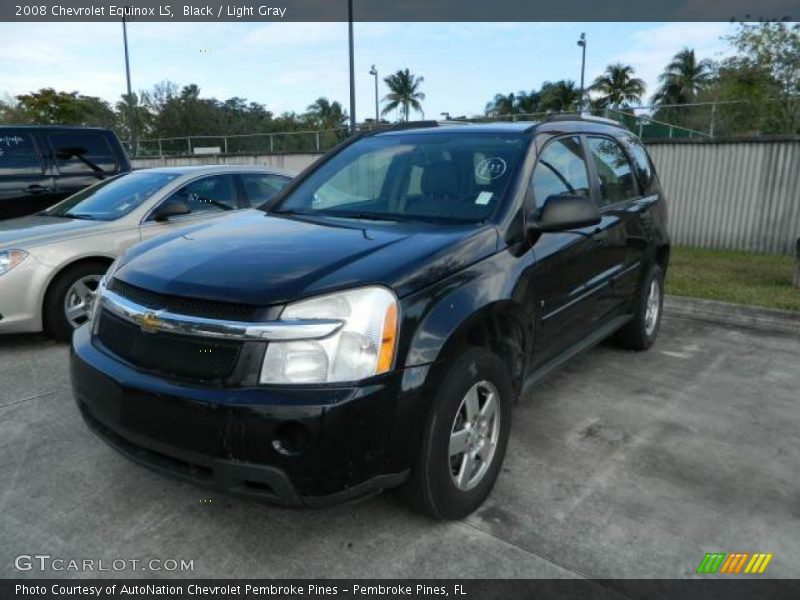 Black / Light Gray 2008 Chevrolet Equinox LS