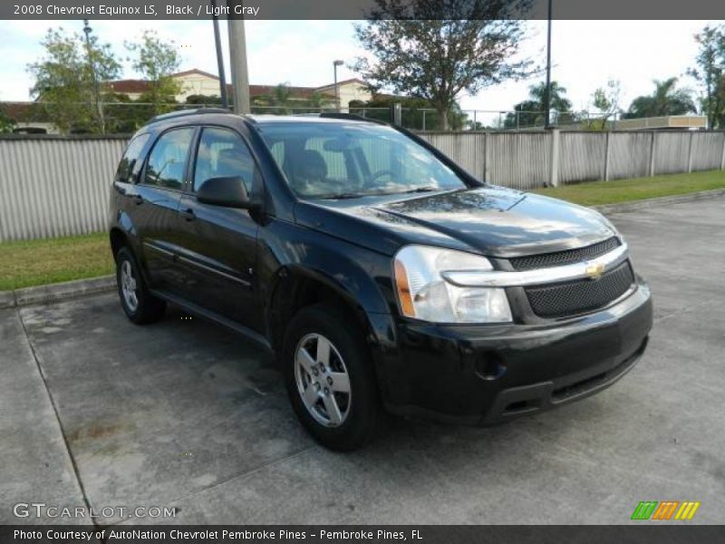 Black / Light Gray 2008 Chevrolet Equinox LS