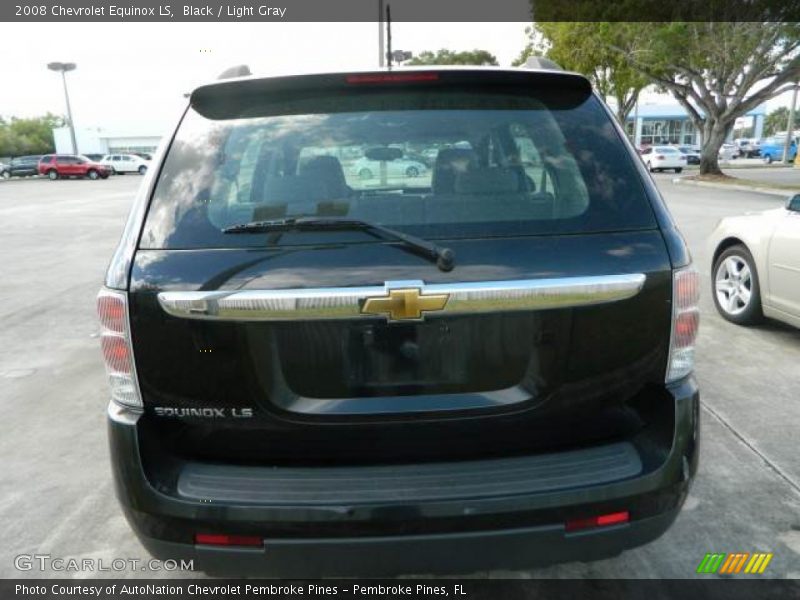 Black / Light Gray 2008 Chevrolet Equinox LS