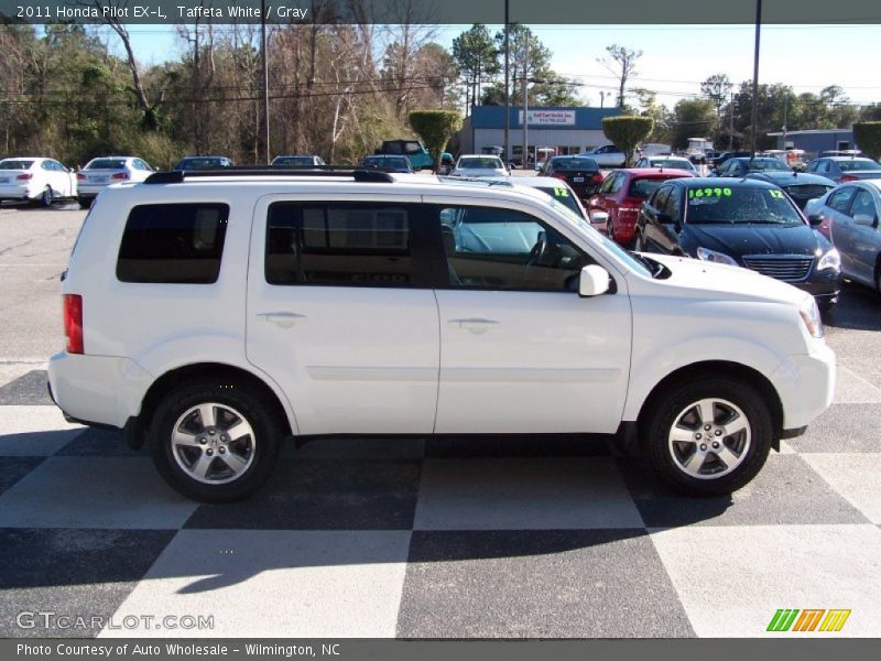 Taffeta White / Gray 2011 Honda Pilot EX-L