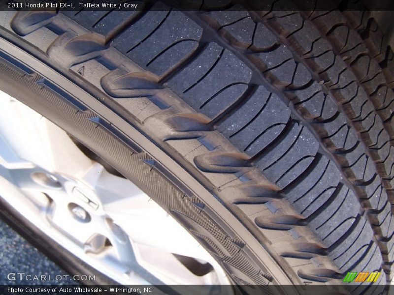 Taffeta White / Gray 2011 Honda Pilot EX-L