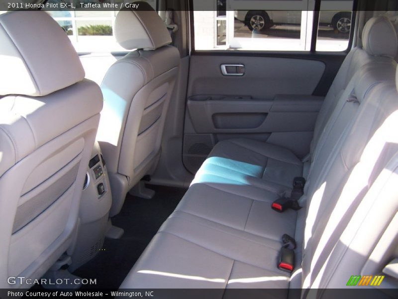 Taffeta White / Gray 2011 Honda Pilot EX-L