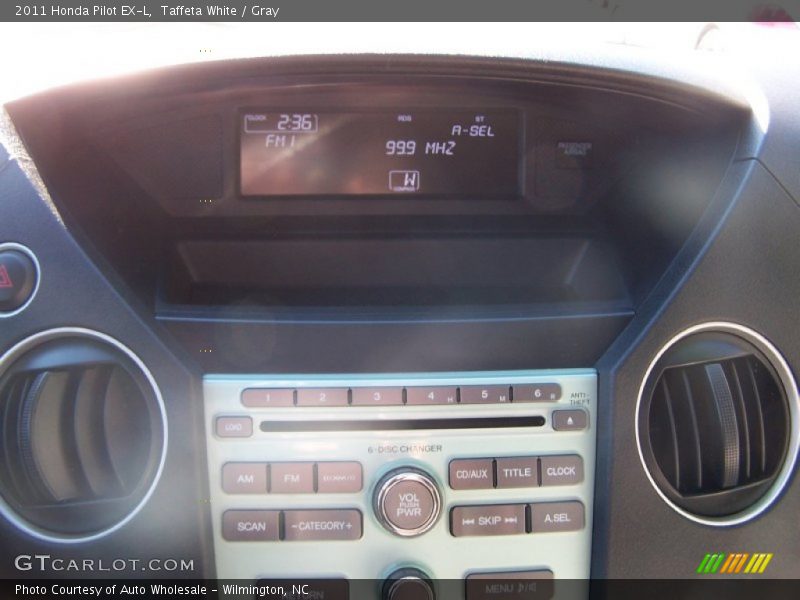 Taffeta White / Gray 2011 Honda Pilot EX-L