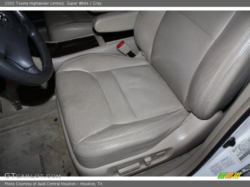 Super White / Gray 2002 Toyota Highlander Limited