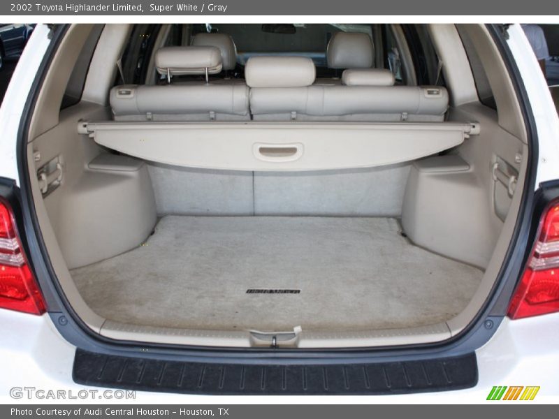 Super White / Gray 2002 Toyota Highlander Limited