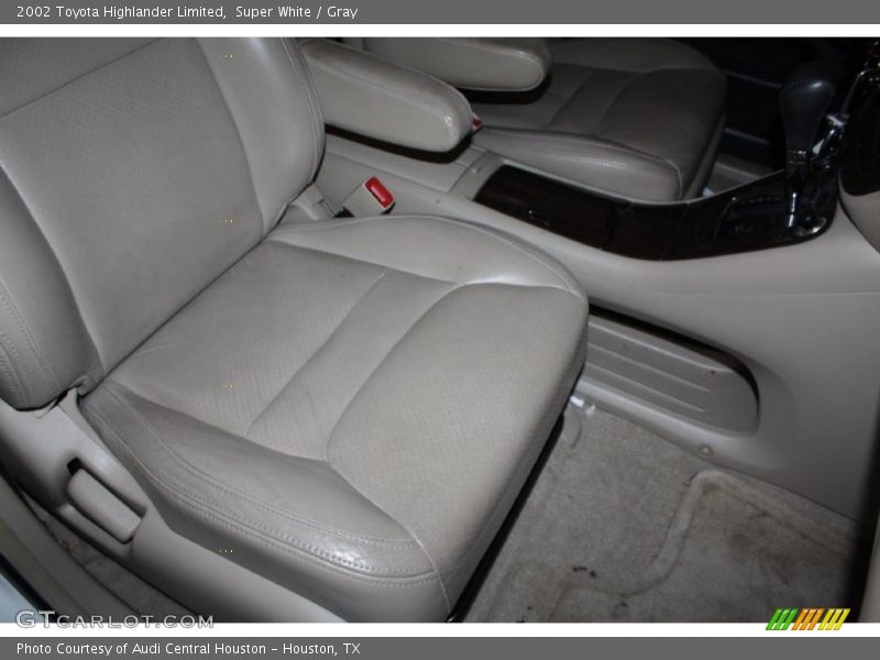 Super White / Gray 2002 Toyota Highlander Limited