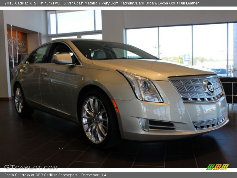 Silver Coast Metallic / Very Light Platinum/Dark Urban/Cocoa Opus Full Leather 2013 Cadillac XTS Platinum FWD