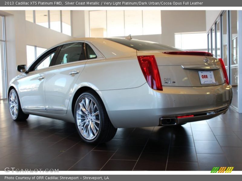 Silver Coast Metallic / Very Light Platinum/Dark Urban/Cocoa Opus Full Leather 2013 Cadillac XTS Platinum FWD