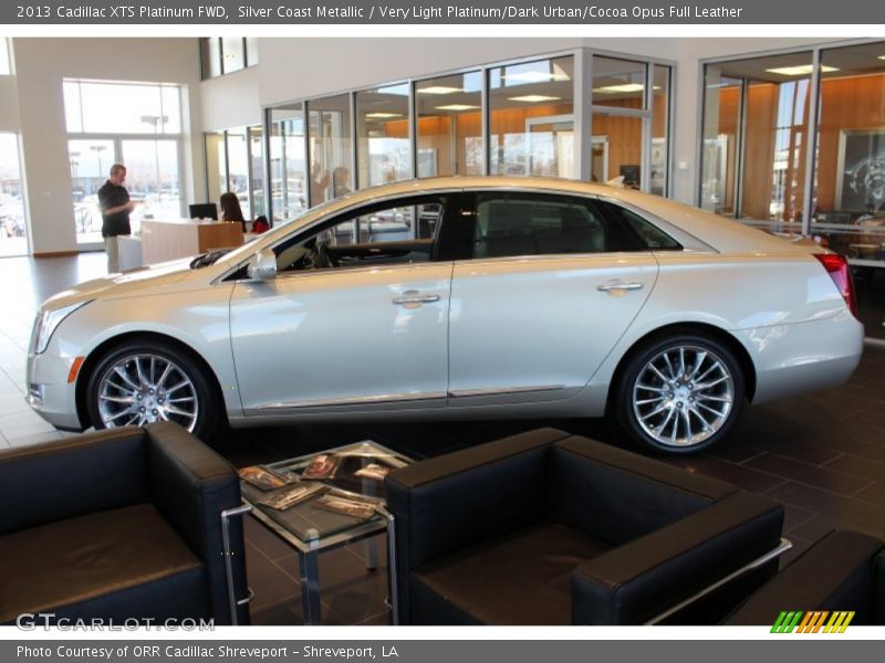 Silver Coast Metallic / Very Light Platinum/Dark Urban/Cocoa Opus Full Leather 2013 Cadillac XTS Platinum FWD