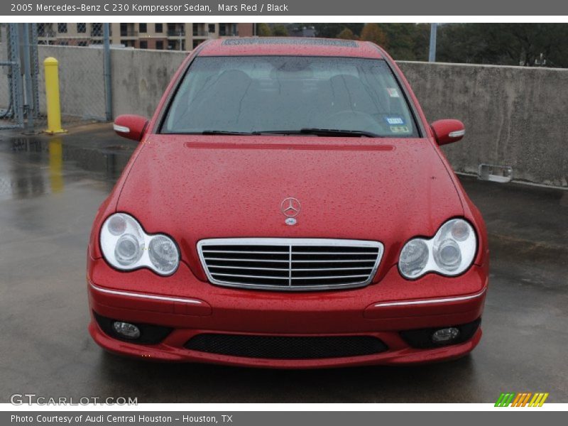 Mars Red / Black 2005 Mercedes-Benz C 230 Kompressor Sedan