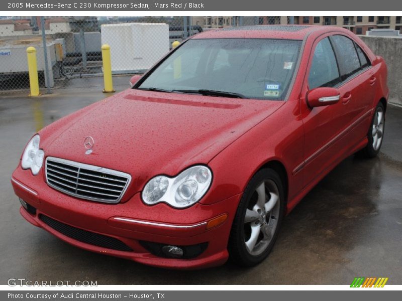Mars Red / Black 2005 Mercedes-Benz C 230 Kompressor Sedan