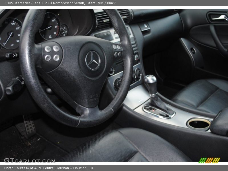 Mars Red / Black 2005 Mercedes-Benz C 230 Kompressor Sedan