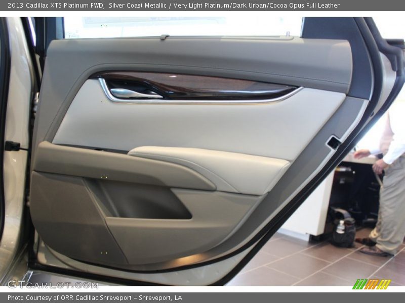 Silver Coast Metallic / Very Light Platinum/Dark Urban/Cocoa Opus Full Leather 2013 Cadillac XTS Platinum FWD