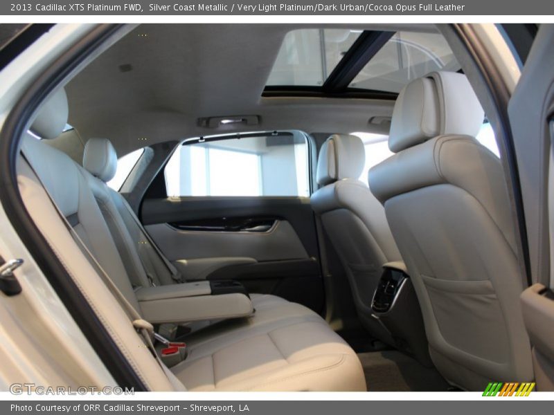 Silver Coast Metallic / Very Light Platinum/Dark Urban/Cocoa Opus Full Leather 2013 Cadillac XTS Platinum FWD