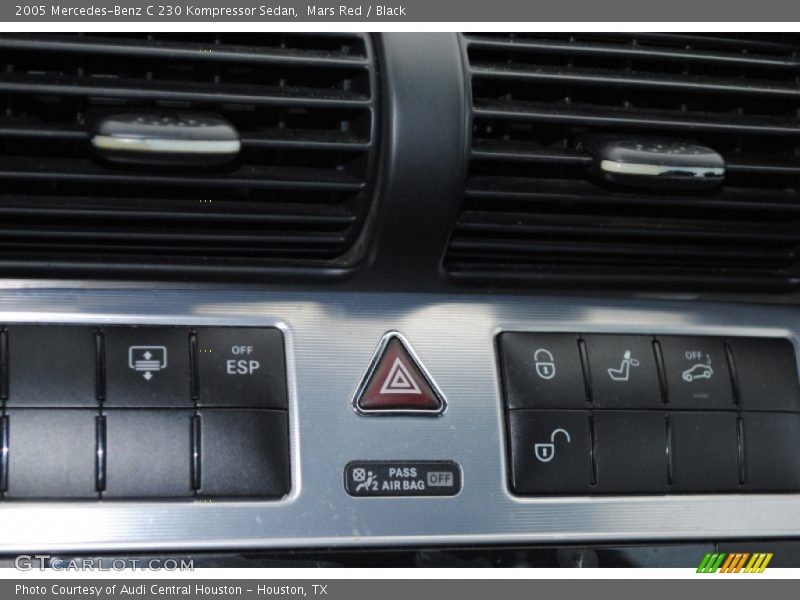 Mars Red / Black 2005 Mercedes-Benz C 230 Kompressor Sedan