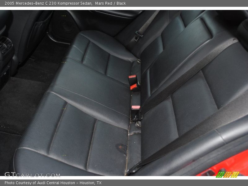 Rear Seat of 2005 C 230 Kompressor Sedan
