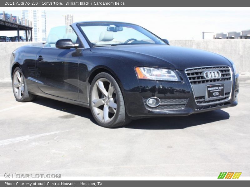 Brilliant Black / Cardamom Beige 2011 Audi A5 2.0T Convertible