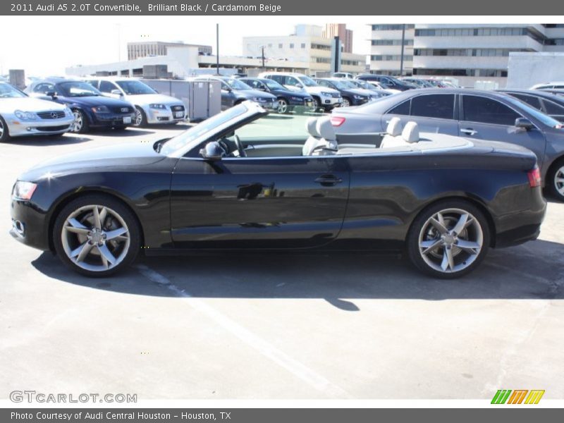 Brilliant Black / Cardamom Beige 2011 Audi A5 2.0T Convertible