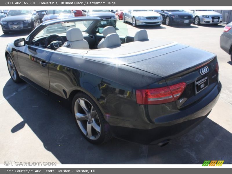 Brilliant Black / Cardamom Beige 2011 Audi A5 2.0T Convertible