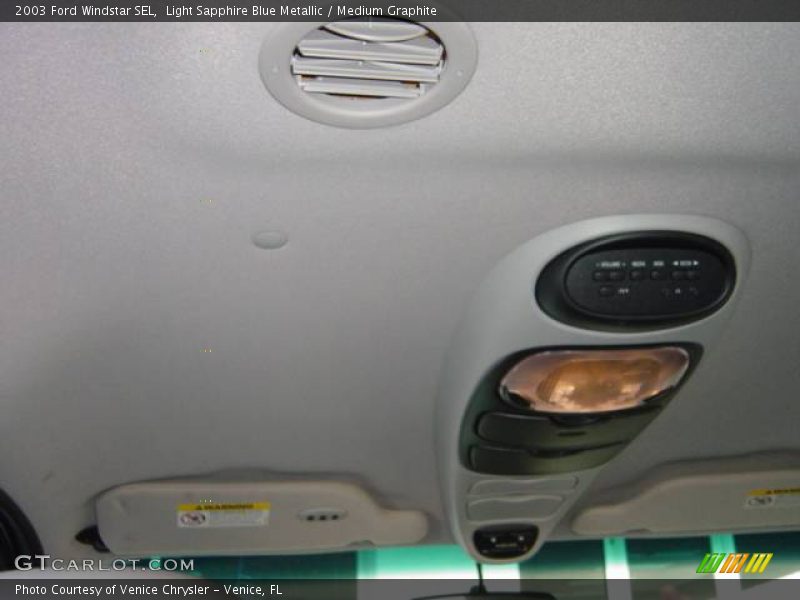 Light Sapphire Blue Metallic / Medium Graphite 2003 Ford Windstar SEL