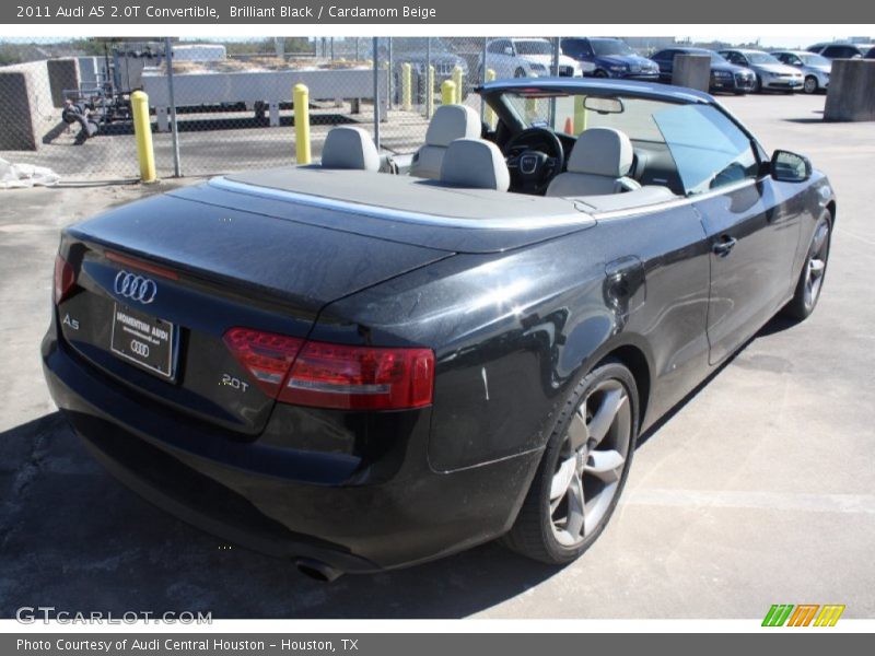 Brilliant Black / Cardamom Beige 2011 Audi A5 2.0T Convertible