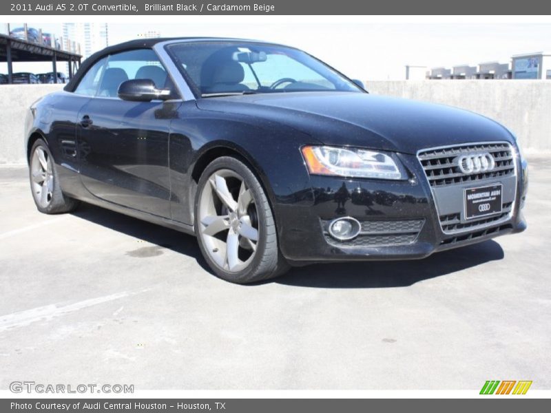 Brilliant Black / Cardamom Beige 2011 Audi A5 2.0T Convertible