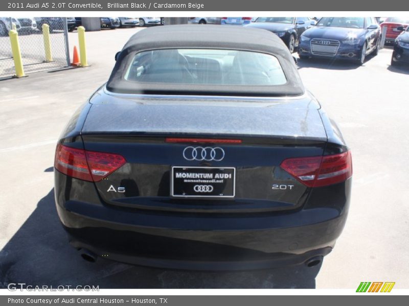 Brilliant Black / Cardamom Beige 2011 Audi A5 2.0T Convertible