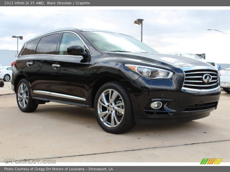 Black Obsidian / Graphite 2013 Infiniti JX 35 AWD