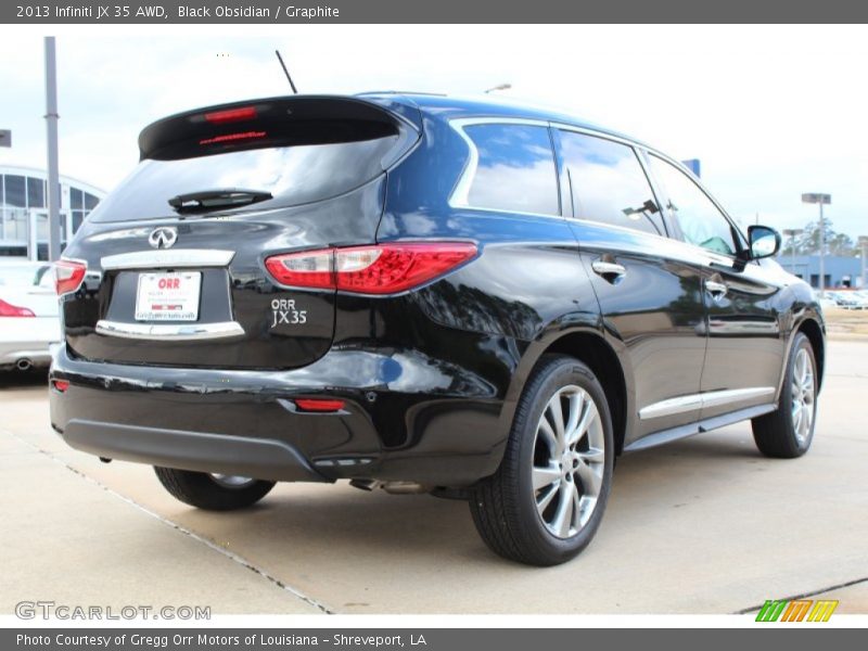 Black Obsidian / Graphite 2013 Infiniti JX 35 AWD