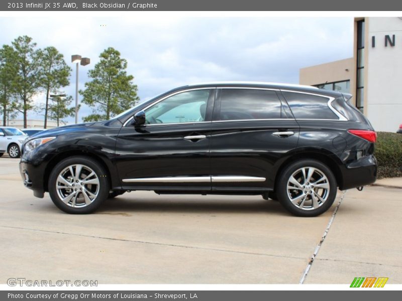 Black Obsidian / Graphite 2013 Infiniti JX 35 AWD