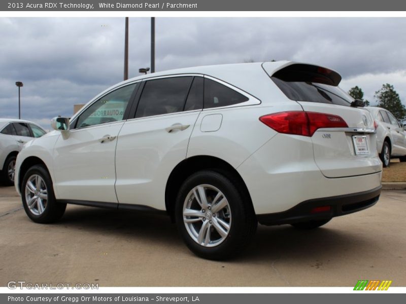 White Diamond Pearl / Parchment 2013 Acura RDX Technology