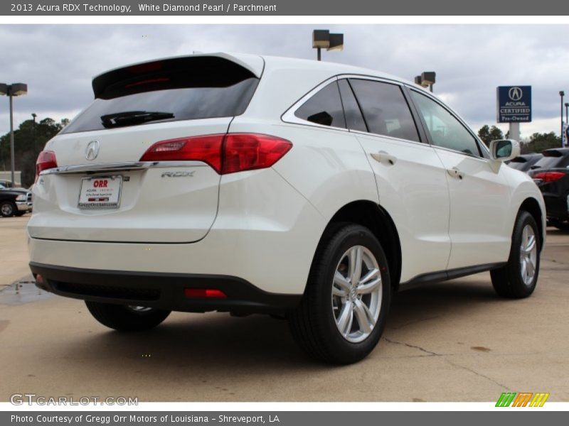 White Diamond Pearl / Parchment 2013 Acura RDX Technology