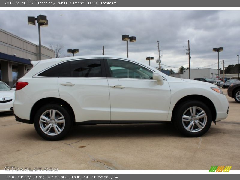 White Diamond Pearl / Parchment 2013 Acura RDX Technology
