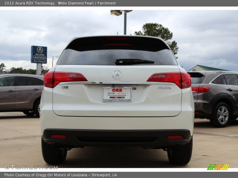 White Diamond Pearl / Parchment 2013 Acura RDX Technology