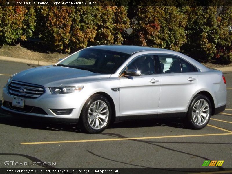 Ingot Silver Metallic / Dune 2013 Ford Taurus Limited