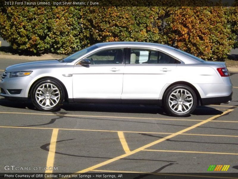 Ingot Silver Metallic / Dune 2013 Ford Taurus Limited