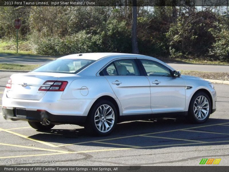 Ingot Silver Metallic / Dune 2013 Ford Taurus Limited