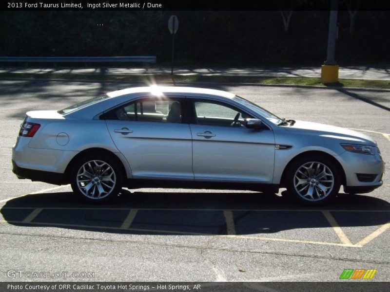 Ingot Silver Metallic / Dune 2013 Ford Taurus Limited